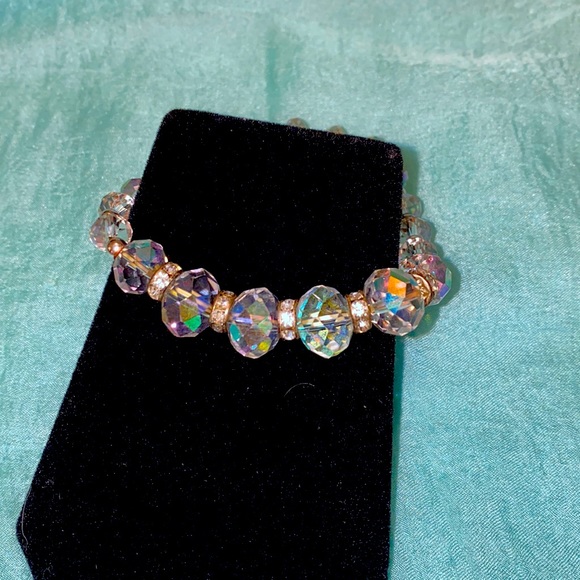 Vintage Crystal Bead Bracelet